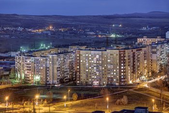  Новостройки в новом микрорайоне.