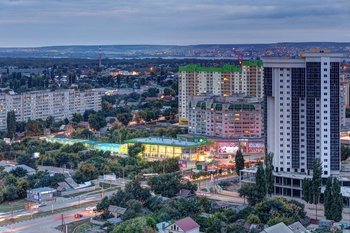  Новый микрорайон в центре Энгельса.