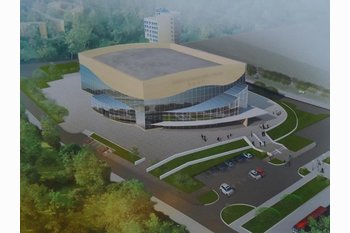  Дворец водных видов спорта Волна в Солнечном
