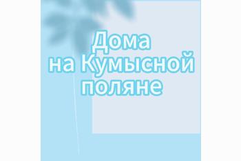  Дома на Кумысной поляне!