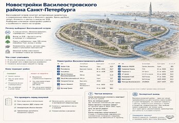 Новостройки Василеостровского района СПб