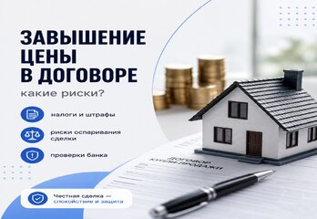 Риски завышения стоимости квартиры в договоре купли-продажи