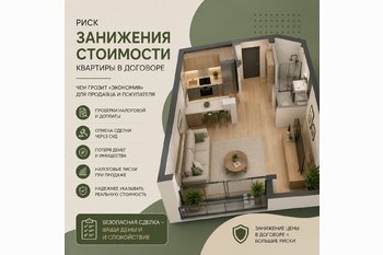 Занижение стоимости квартиры в договоре: чем рискуют продавец и покупатель