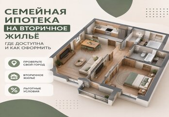 Семейная ипотека на вторичное жильё в 2026 году: где действует и как оформить