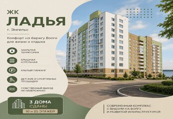ЖК «Ладья» в Энгельсе: квартиры у Волги, свободные планировки, паркинг и условия покупки!
