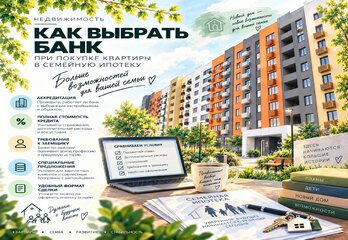 Как выбрать банк при покупке квартиры по семейной ипотеке