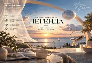 ЖК «Легенда» в Саратове: готовый дом у Волги, видовые квартиры и подземный паркинг