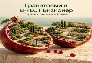 ЖК «Гранатовый» и EFFECT Визионер. Проекты микрорайона «Южный» в Дербенте.