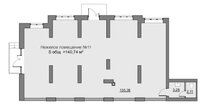 Планировка Коммерческая недвижимость в Кировском районе 140,74 м2