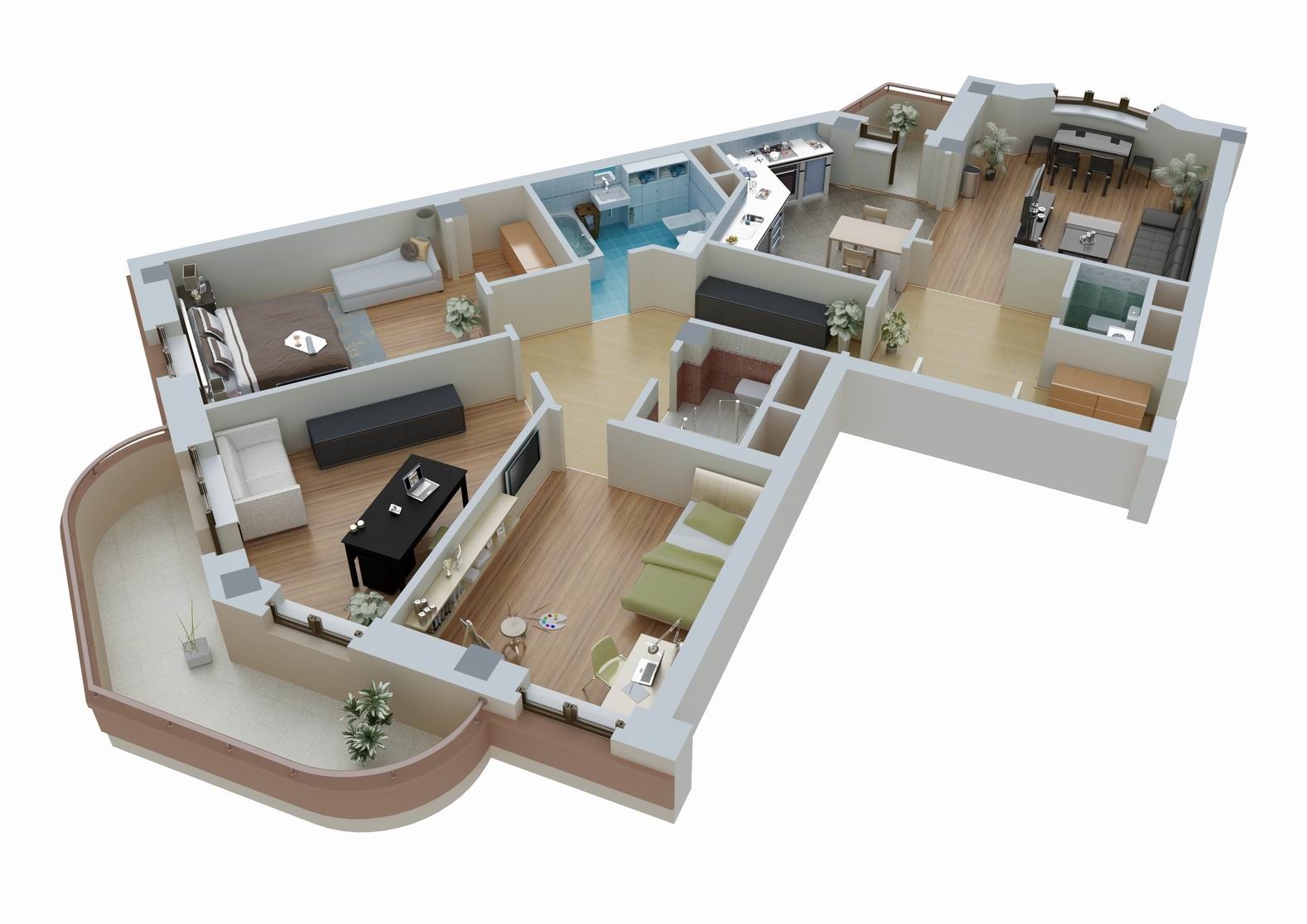 Нестандартный план. Floorplan 3d проекты. Планировка квартиры. Проект 3 комнатной квартиры. Современные планировки квартир.